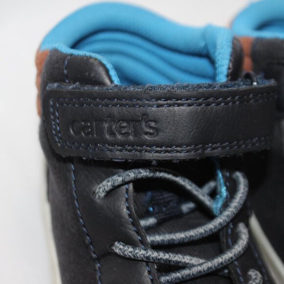 Carter's Boys High Top Canvas Sneakers - Picture 3 of 12